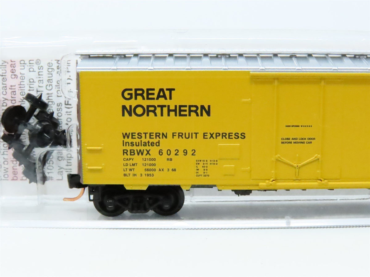 N Scale Micro-Trains MTL 21460 RBWX GN Great Northern 40&#39; Box Car #60292