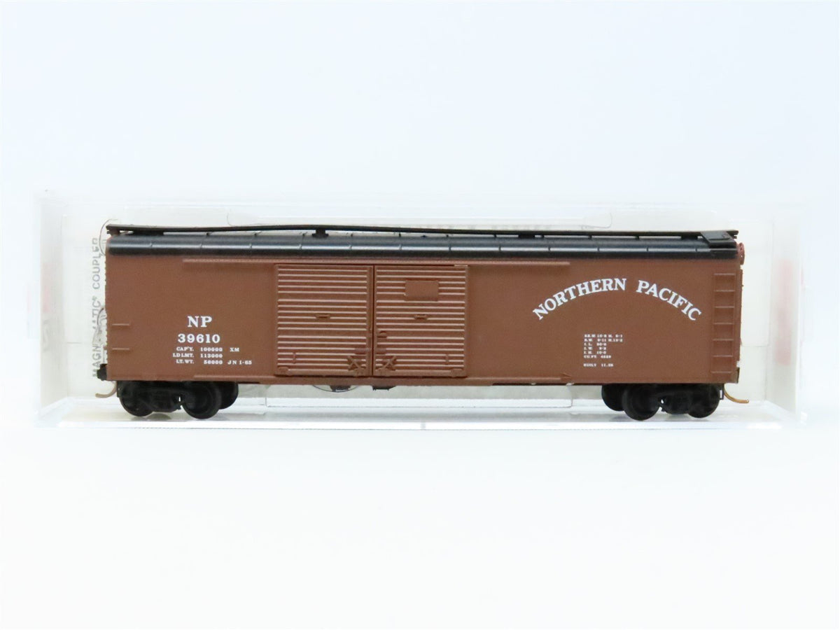 N Scale Micro-Trains MTL 79020 NP Northern Pacific 50&#39; Steel Box Car #39610