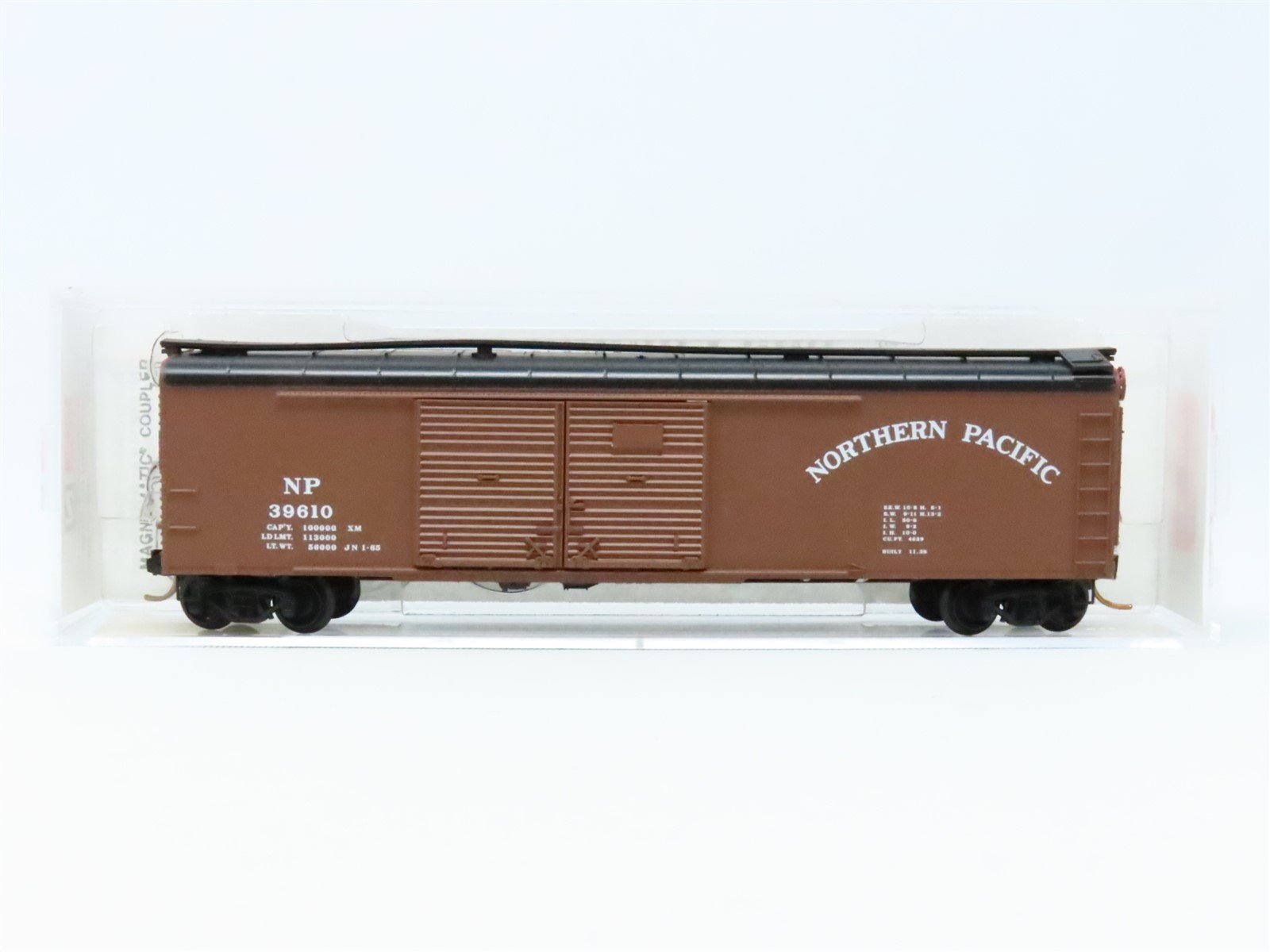 N Scale Micro-Trains MTL 79020 NP Northern Pacific 50' Steel Box Car #39610