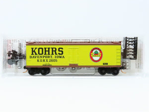 N Scale Micro-Trains MTL 49110 KOHX Kohrs Meat Packing 40' Wood Reefer #2605