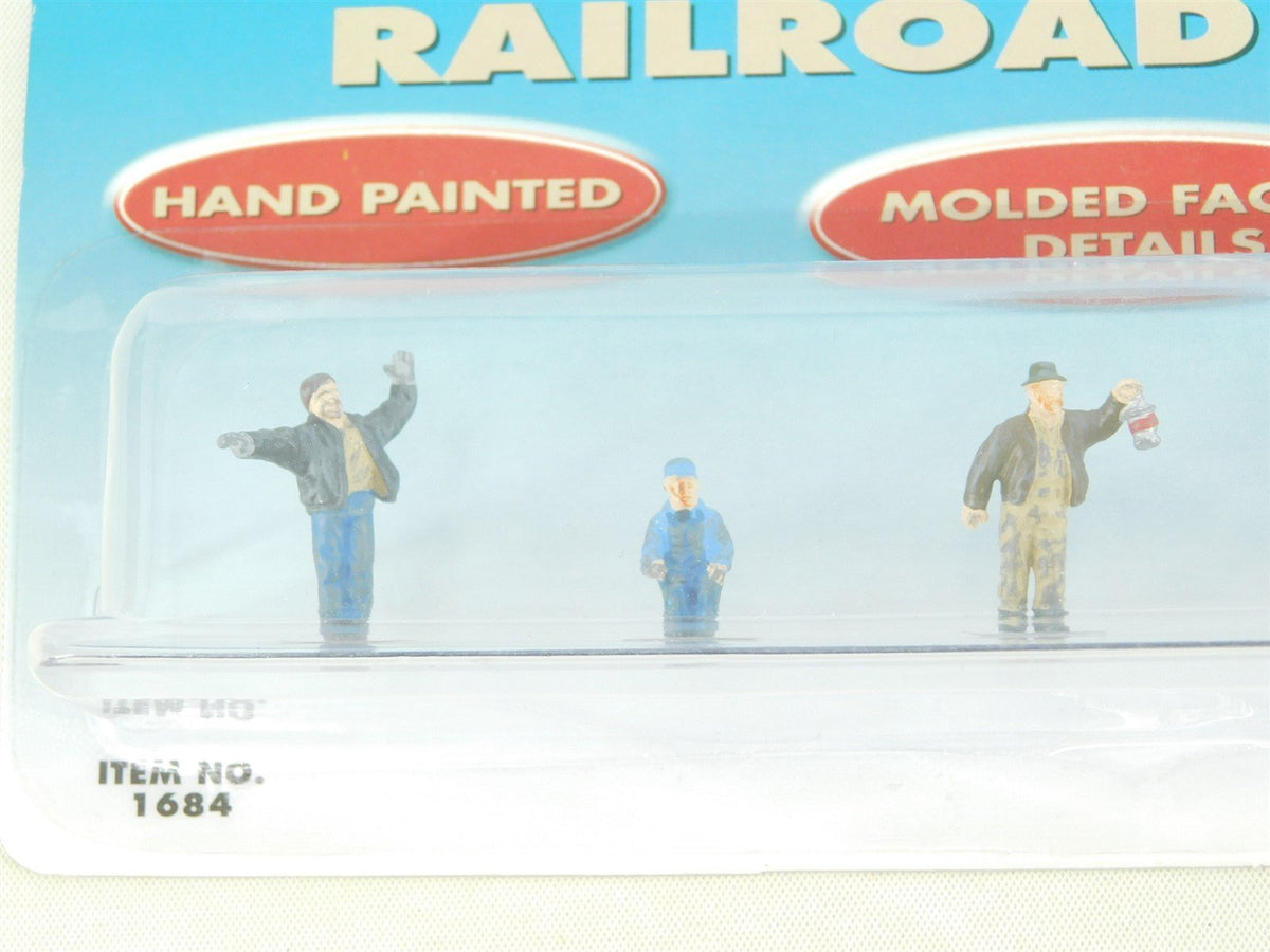 HO Scale Life-Like Trains Scene Master #1684 Railroad People (6 Pc. Figure Set)