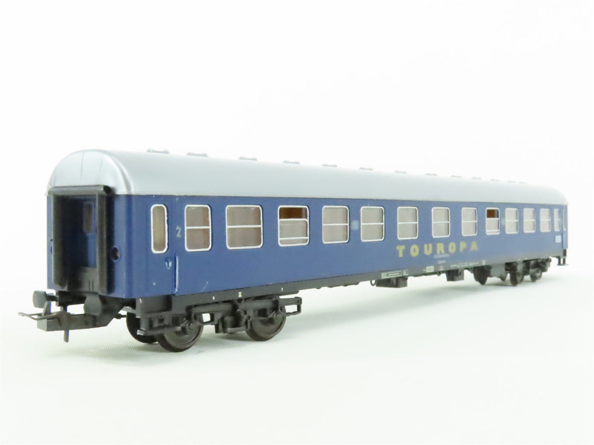 HO Scale Rowa DB German Federal &quot;Touropa&quot; 2nd Class Coach Passenger #507-6