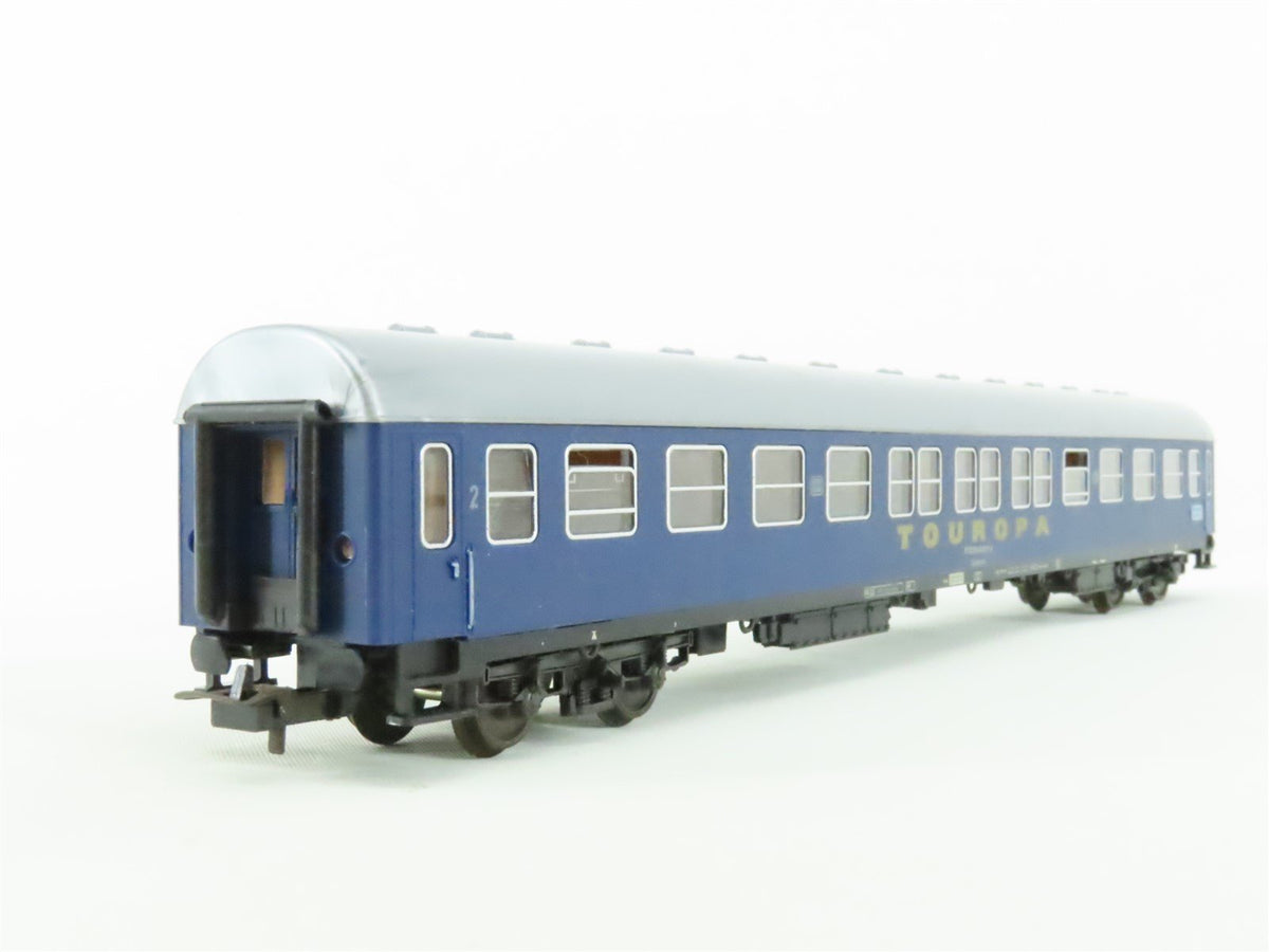 HO Scale Rowa DB German Federal &quot;Touropa&quot; 2nd Class Coach Passenger #507-6