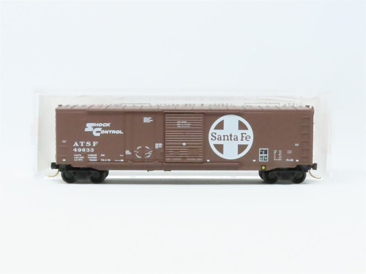 N Scale Micro-Trains MTL #76030 ATSF Santa Fe &quot;Shock Control&quot; 50&#39; Box Car #49633