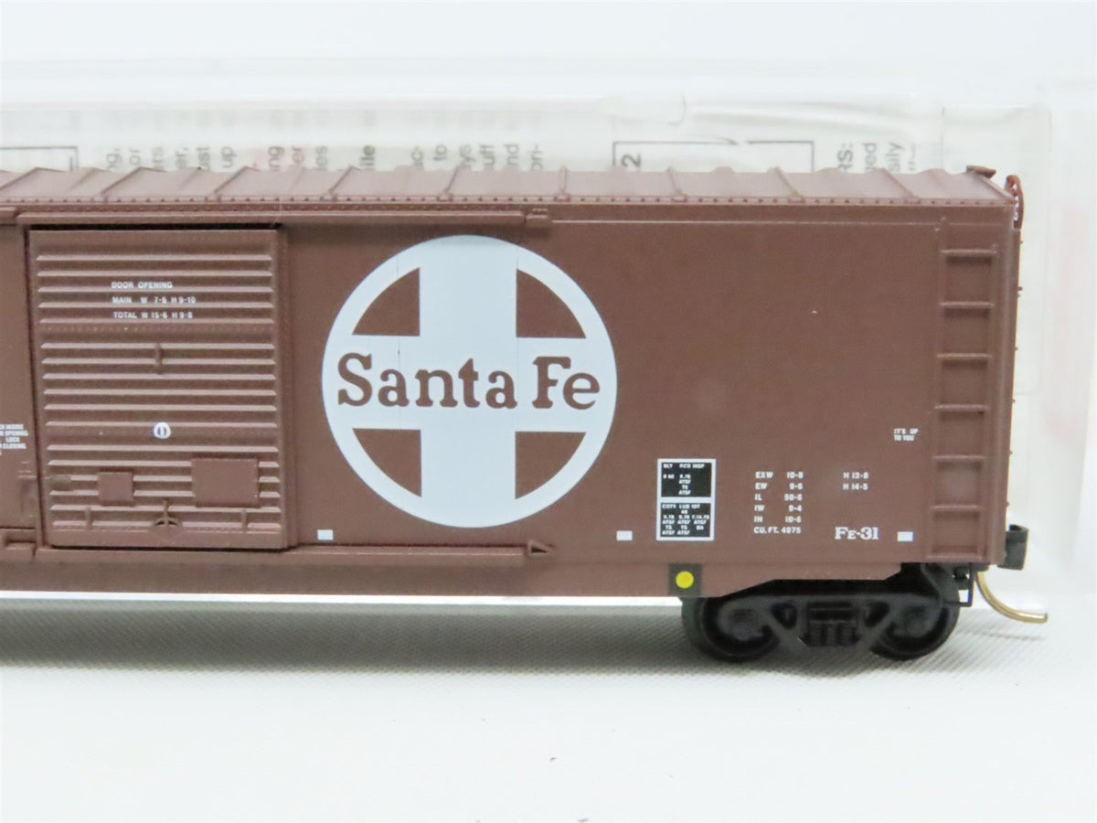 N Scale Micro-Trains MTL #76030 ATSF Santa Fe &quot;Shock Control&quot; 50&#39; Box Car #49633