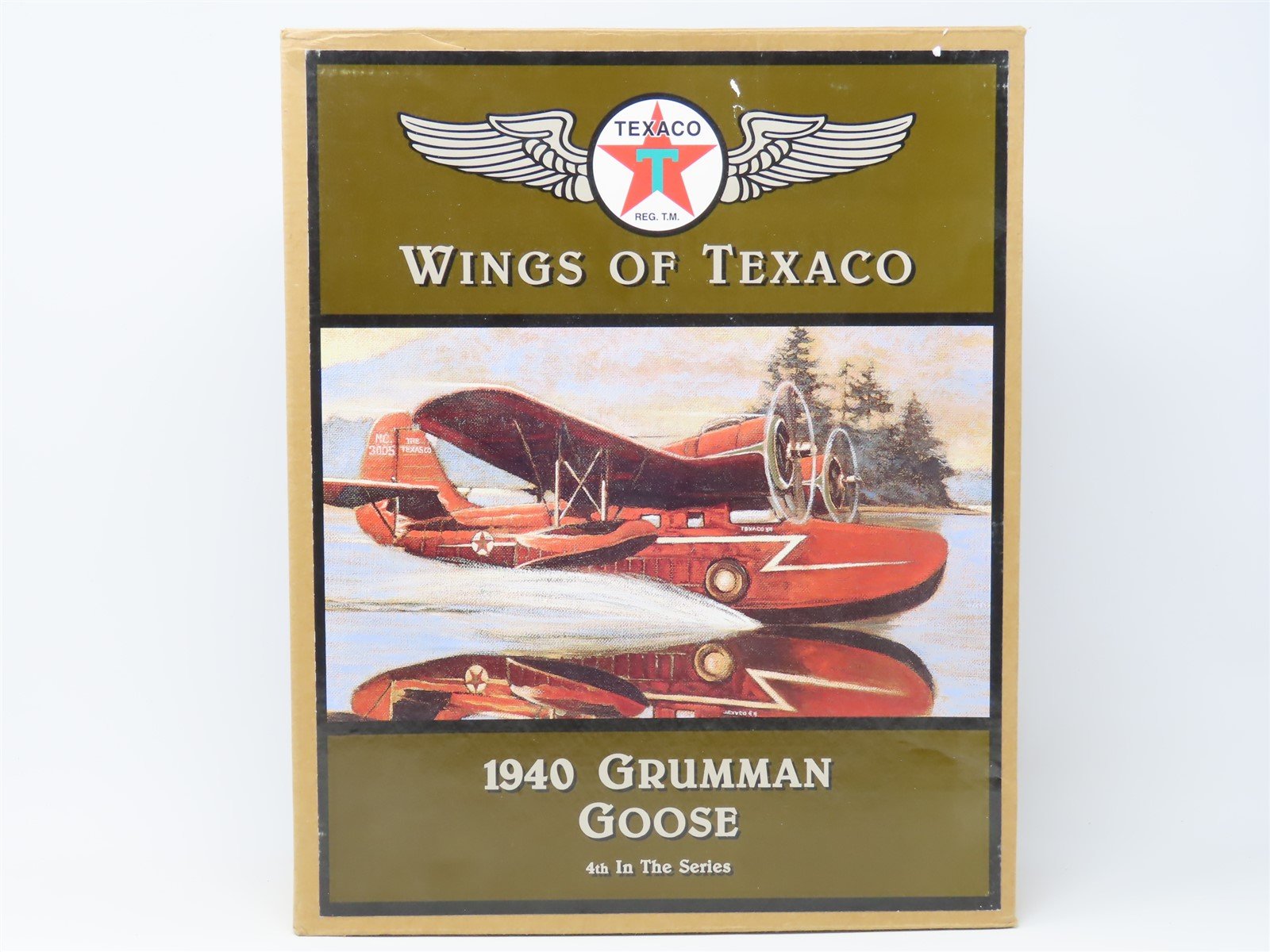 Ertl Collectibles Wings Of Texas #F900 Die-Cast 1940 Grumman Goose Coin Bank