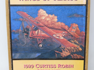 Ertl Collectibles Wings Of Texas #H122 1929 Curtiss Robin Airplane Coin Bank