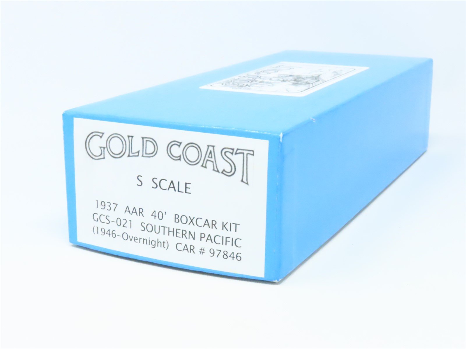 S Scale Gold Coast Kit SP Southern Pacific Overnight 1937 AAR 40' Box Car #97846