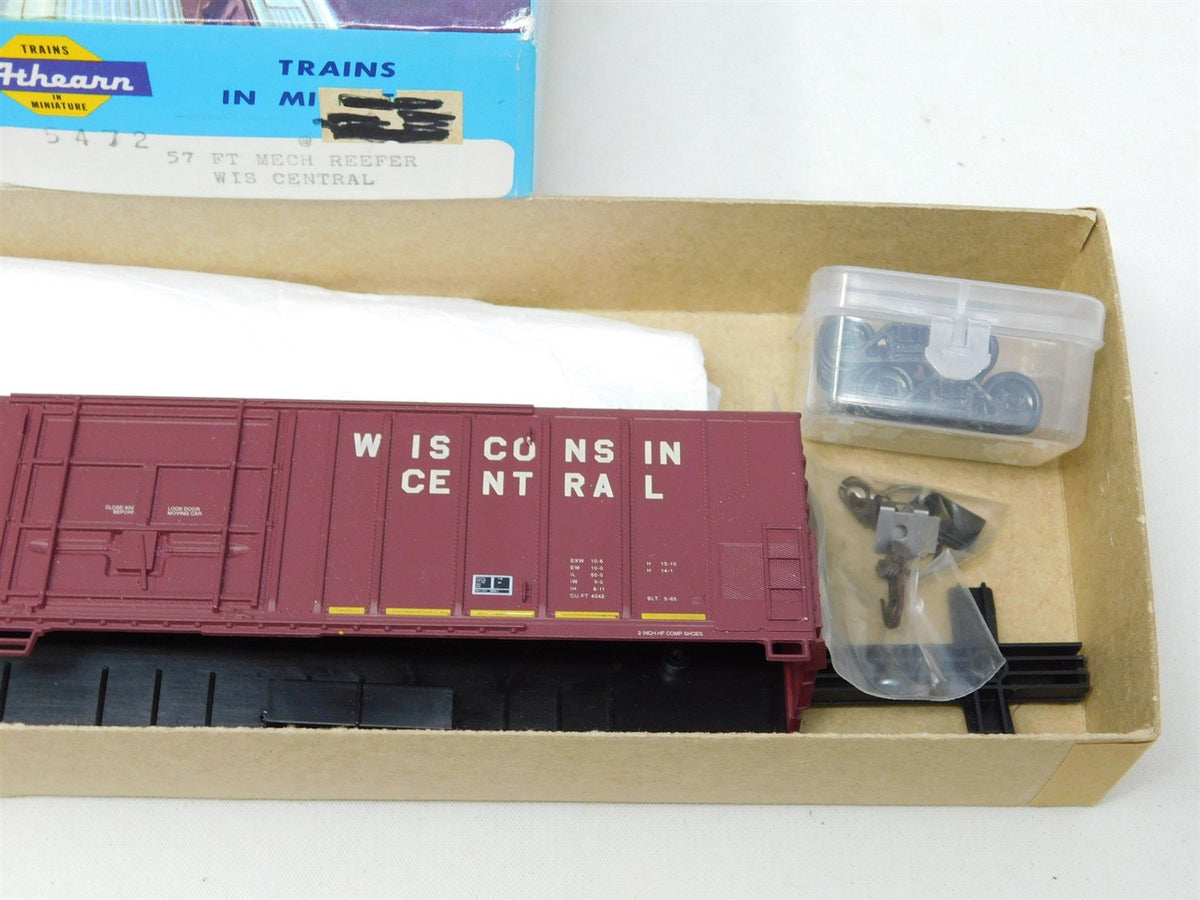 HO Scale Athearn Kit 5472 WC Wisconsin Central 57&#39; Mech Reefer #10012