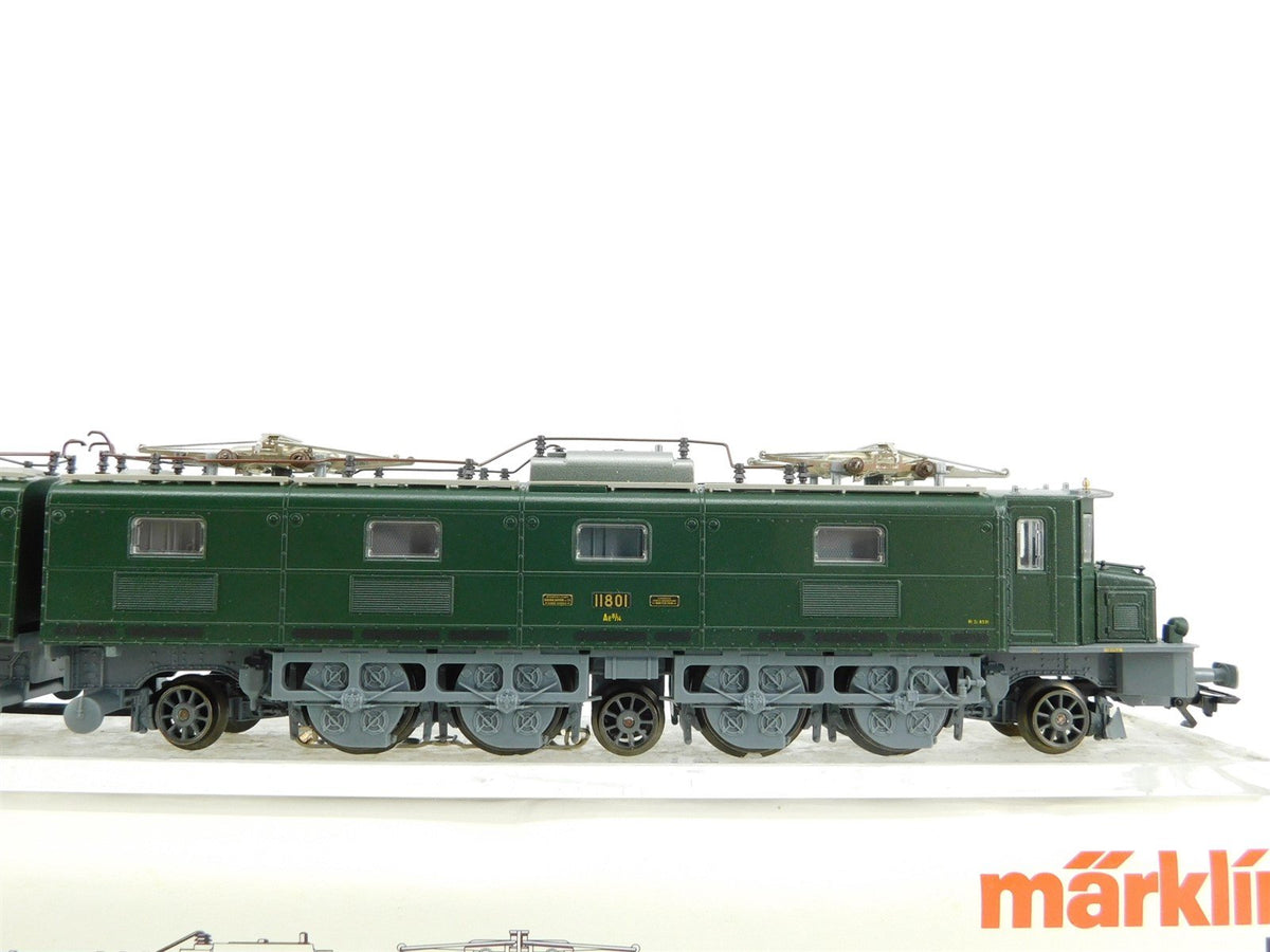 HO 3-Rail Marklin 33591 SBB Swiss Class Ae8/14 2-Unit Electric Locomotive #11801
