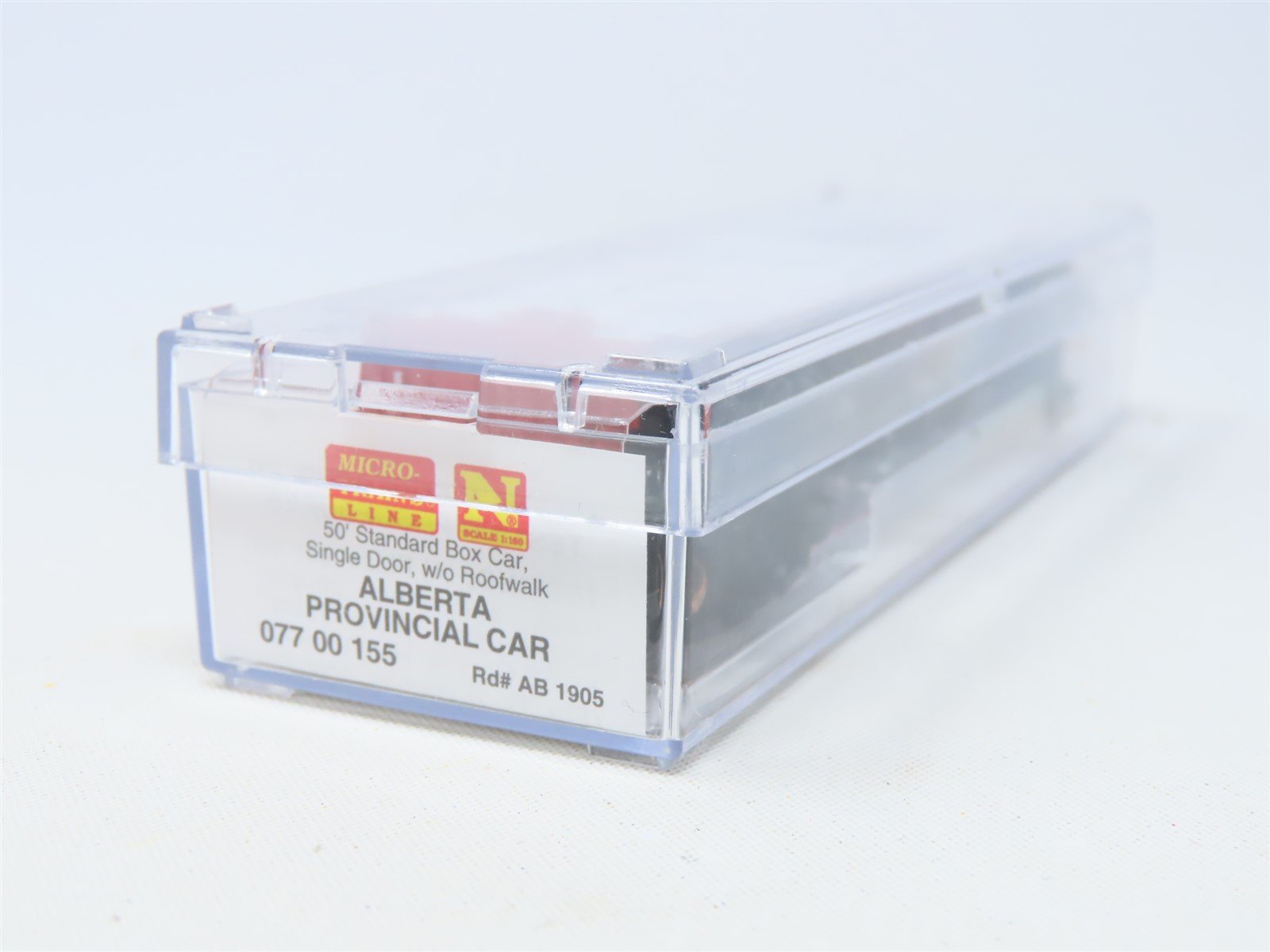 N Scale Micro-Trains MTL #07700155 AB Alberta Provincial 50' Box Car #1905