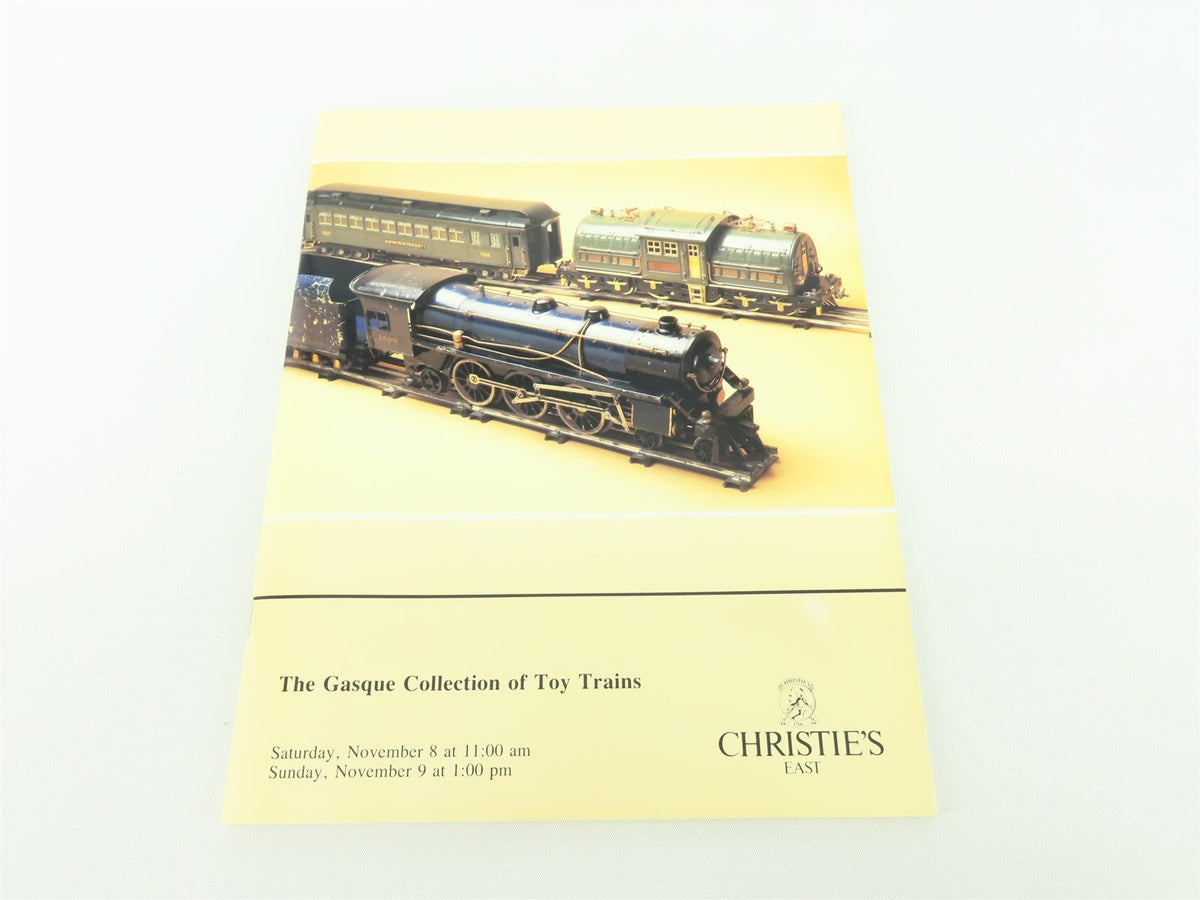 The Gasque Collection of Toy Trains by Christie&#39;s ©1986 SC Book