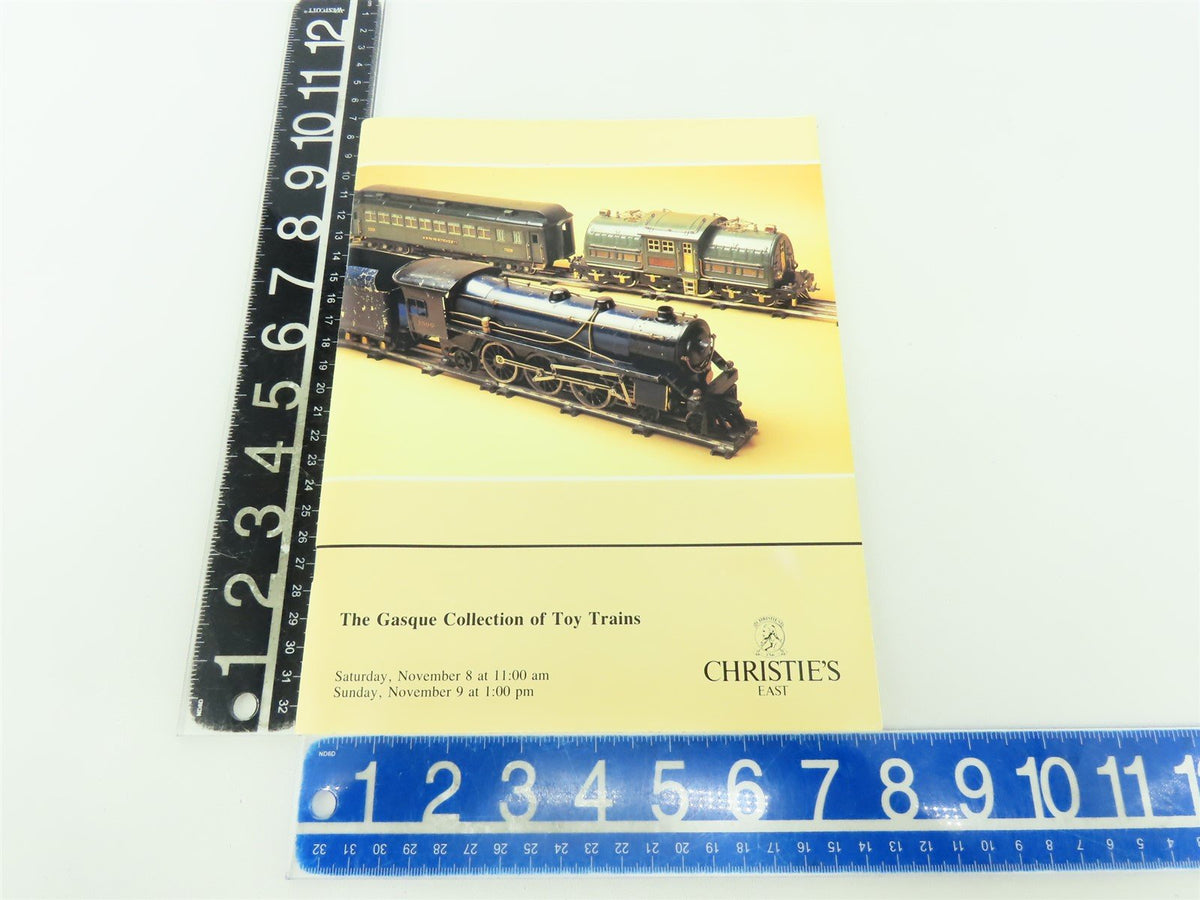 The Gasque Collection of Toy Trains by Christie&#39;s ©1986 SC Book