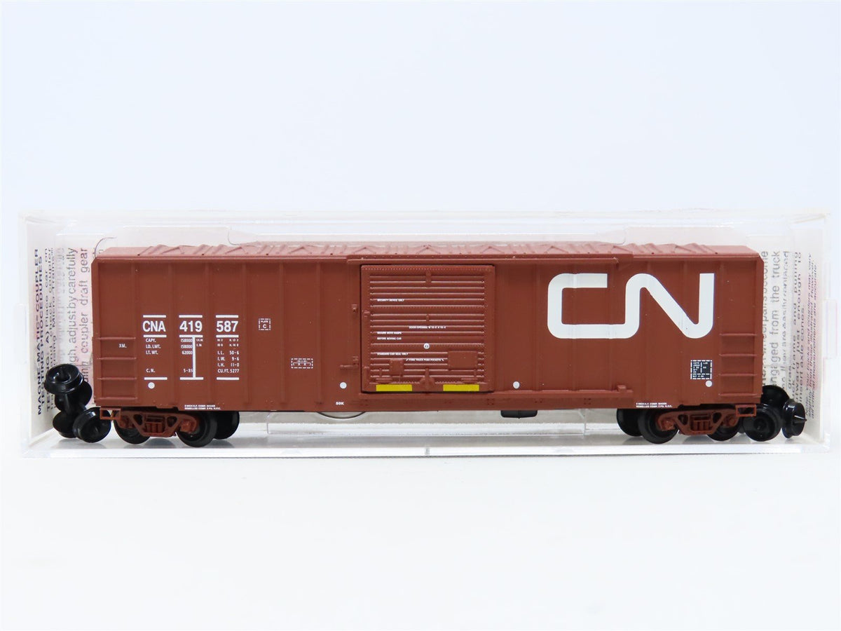 N Scale Micro-Trains MTL #25650 CNA CN Canadian National 50&#39; Box Car #419587