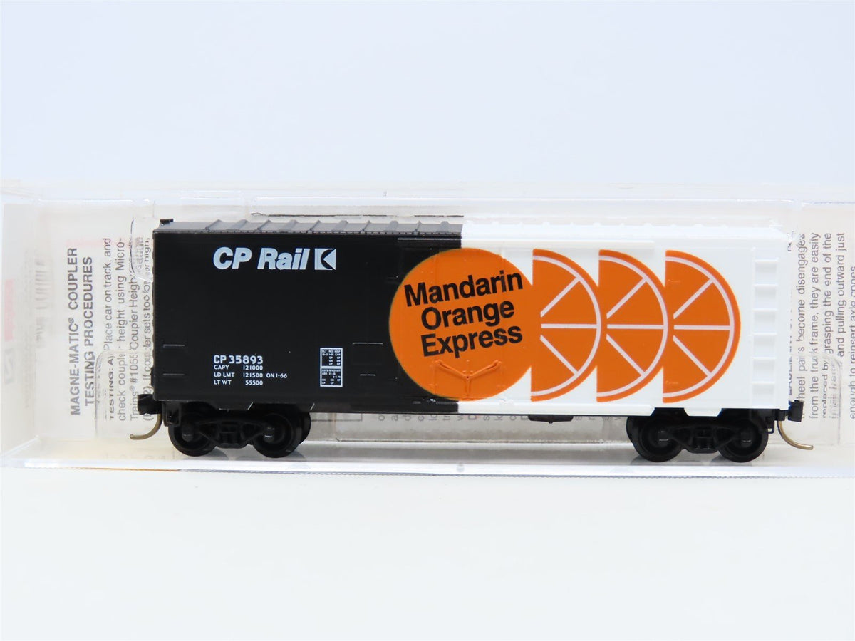 N Micro-Trains MTL #74020 CP CP Rail &quot;Mandarin Orange Express&quot; 40&#39; Box Car 35893