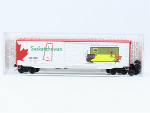 N Scale Micro-Trains MTL #07700153 SK Saskatchewan Provincial 50' Box Car #1905