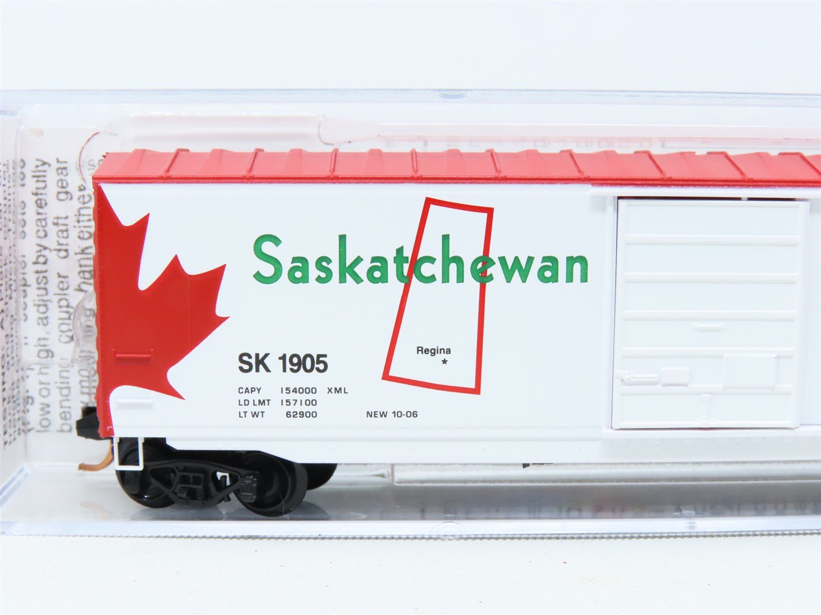 N Scale Micro-Trains MTL #07700153 SK Saskatchewan Provincial 50' Box Car #1905