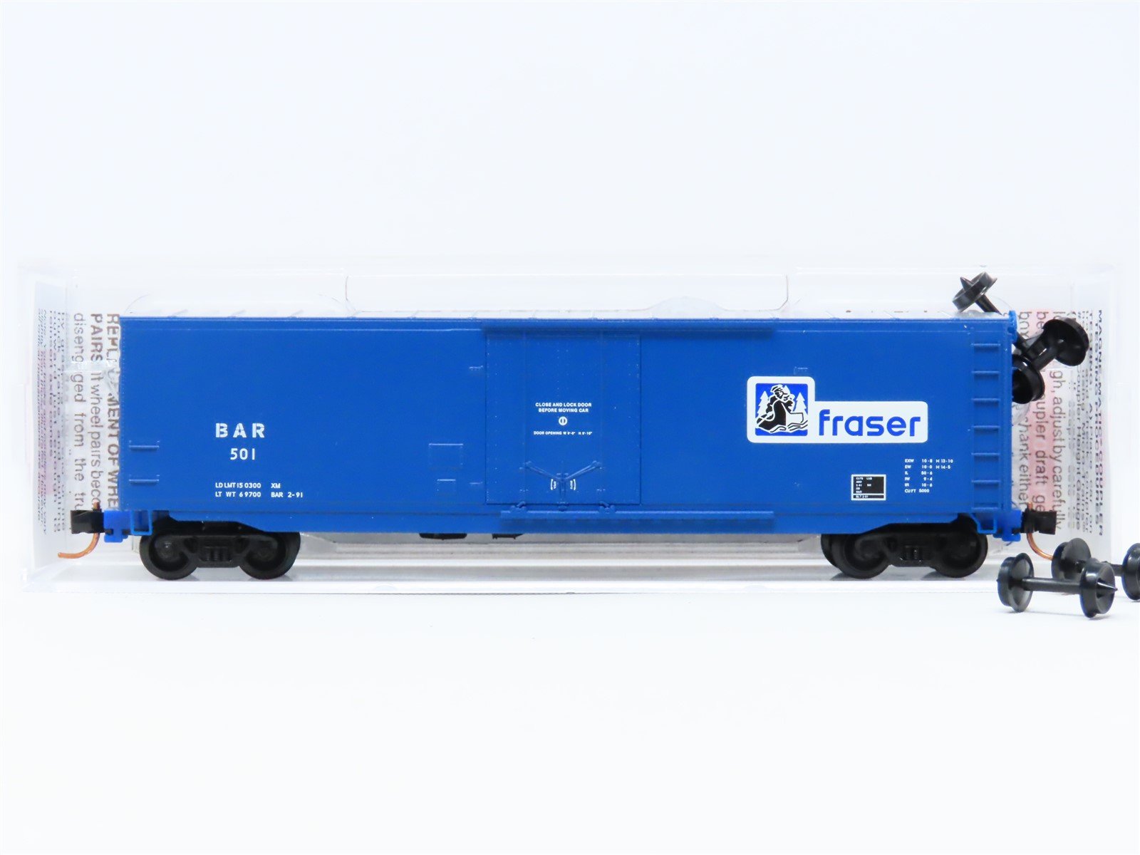 N Scale Micro-Trains MTL 03800390 BAR Bangor & Aroostook "Fraser" Box Car #501