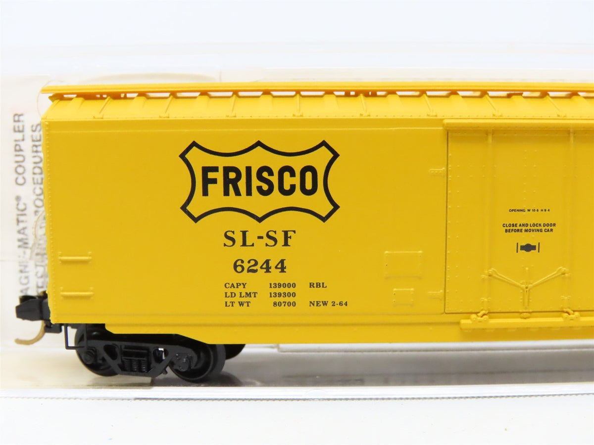 N Scale Micro-Trains MTL 32060 SL-SF Frisco 50&#39; Plug Door Box Car #6244