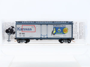 N Scale Micro-Trains MTL 02100396 KS Kansas State Car 40' Box Car #1861