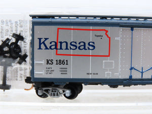 N Scale Micro-Trains MTL 02100396 KS Kansas State Car 40' Box Car #1861