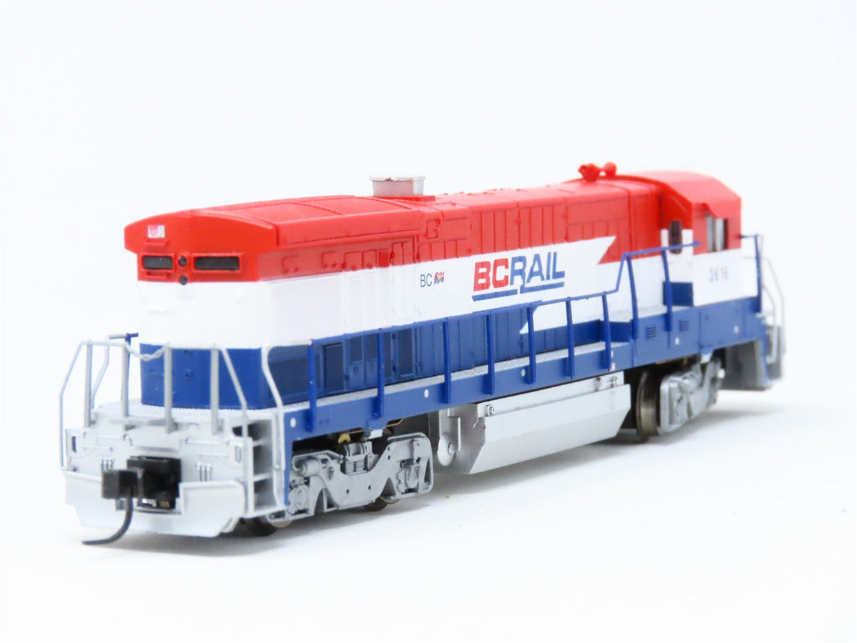 N Scale Atlas 49931 BC Rail British Columbia GE B36-7 Diesel Custom Rd #3616