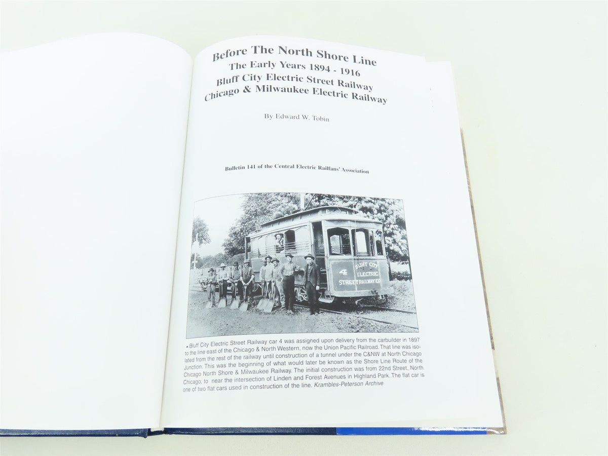 Before the North Shore Line by Edward W. Tobin ©2008 HC Book