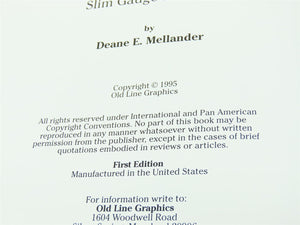 East Broad Top: Slim Gauge Survivor by Deane E Mellander ©1995 HC Book