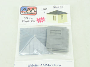 S Scale AM Models Plastic Kit #803 Shed #3