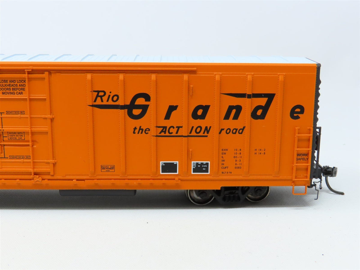 HO ExactRail Platinum EP-80512-1 D&amp;RGW Rio Grande 62&#39; Steel Box Car #50811