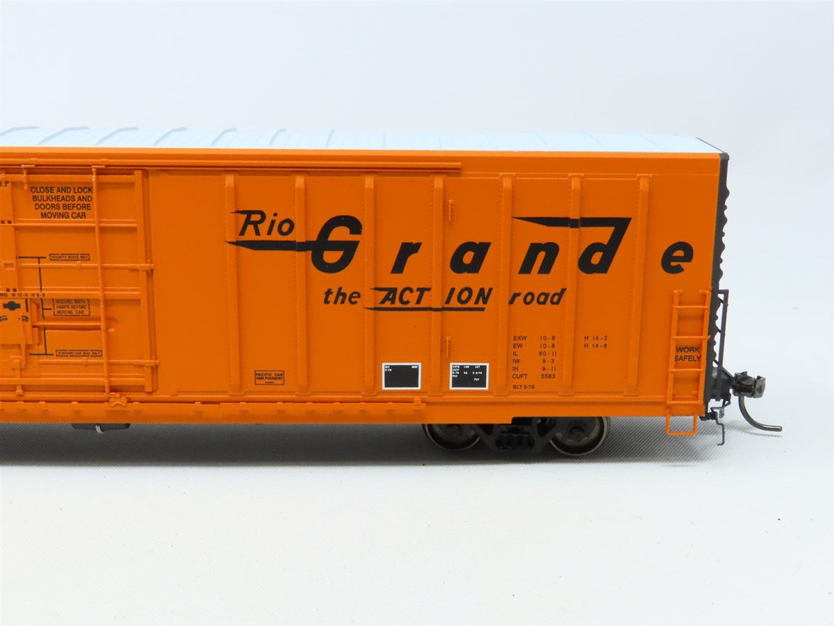 HO ExactRail Platinum EP-80512-2 D&amp;RGW Rio Grande 62&#39; Insulated Box Car #50823