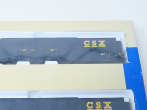 HO Scale Walthers 932-23512 CSXT 86' Hi-Cube 4-Door Box Car Set 2-Pack