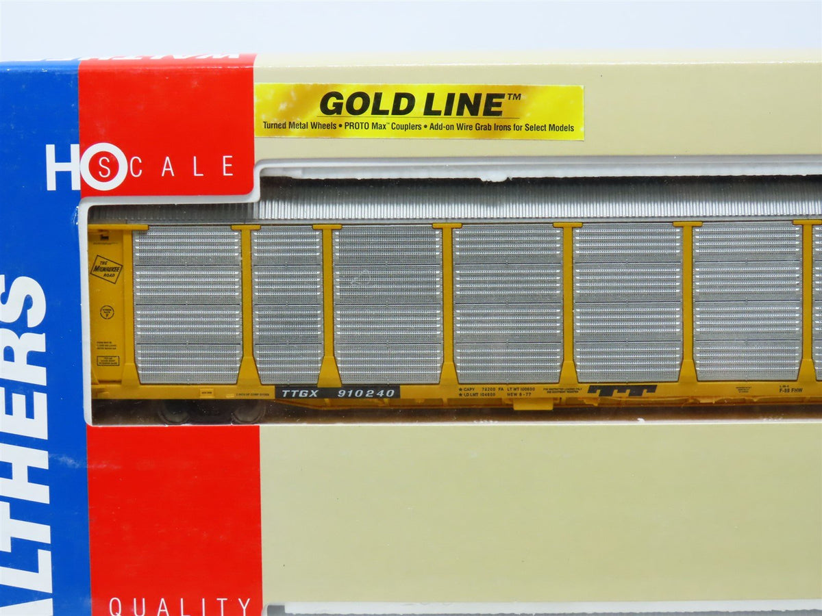 HO Scale Walthers 932-240105 TTGX MILW Milwaukee Road Auto Carrier Set 2-Pack