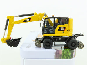 HO 1/87 Diecast Masters 85612 Caterpillar CAT M323F Railroad Wheeled Excavator