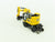 HO 1/87 Diecast Masters 85612 Caterpillar CAT M323F Railroad Wheeled Excavator