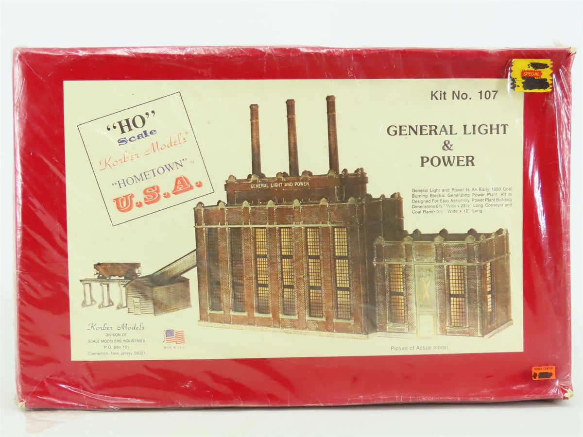 HO 1/87 Scale Korber Models &quot;Hometown U.S.A.&quot; Kit #107 General Light &amp; Power