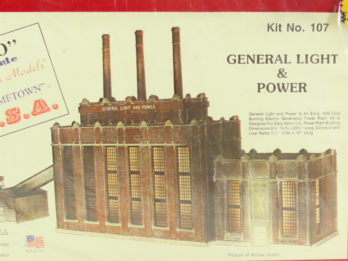 HO 1/87 Scale Korber Models &quot;Hometown U.S.A.&quot; Kit #107 General Light &amp; Power