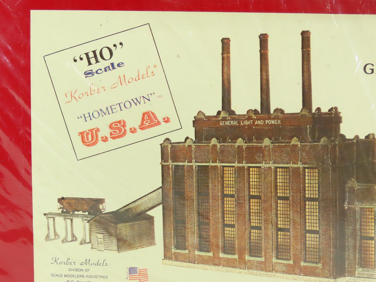 HO 1/87 Scale Korber Models &quot;Hometown U.S.A.&quot; Kit #107 General Light &amp; Power