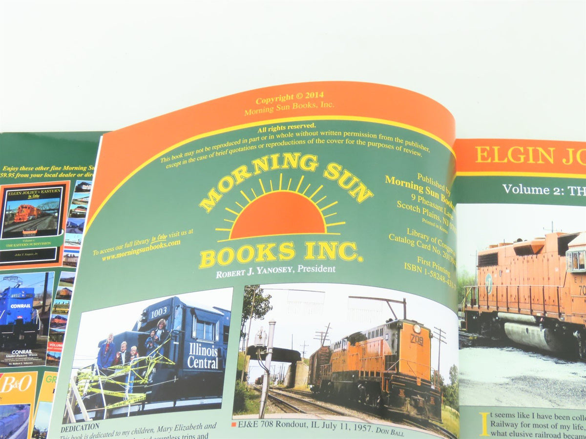 Morning Sun: Elgin Joliet &amp; Eastern In Color Vol.2 John T Eagan © 2014 HC Book