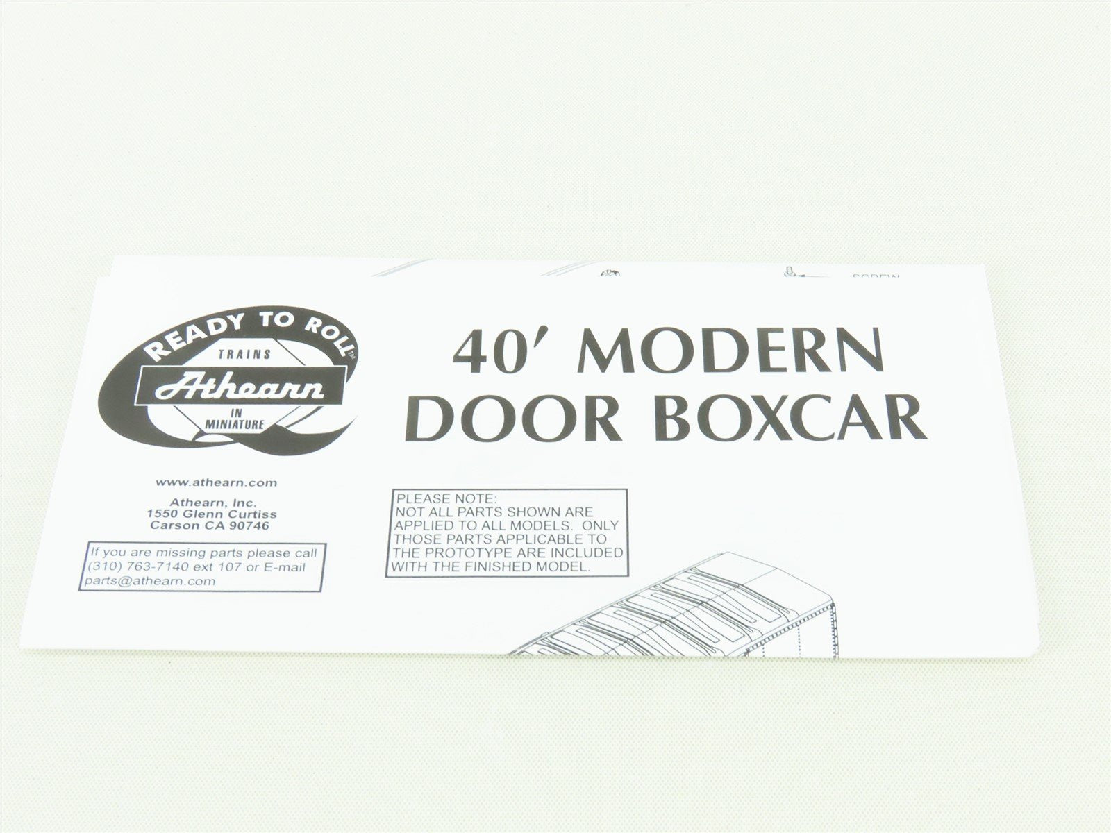 HO Scale Athearn 70118 NP Northern Pacific 40' Modernized Box Car #42652