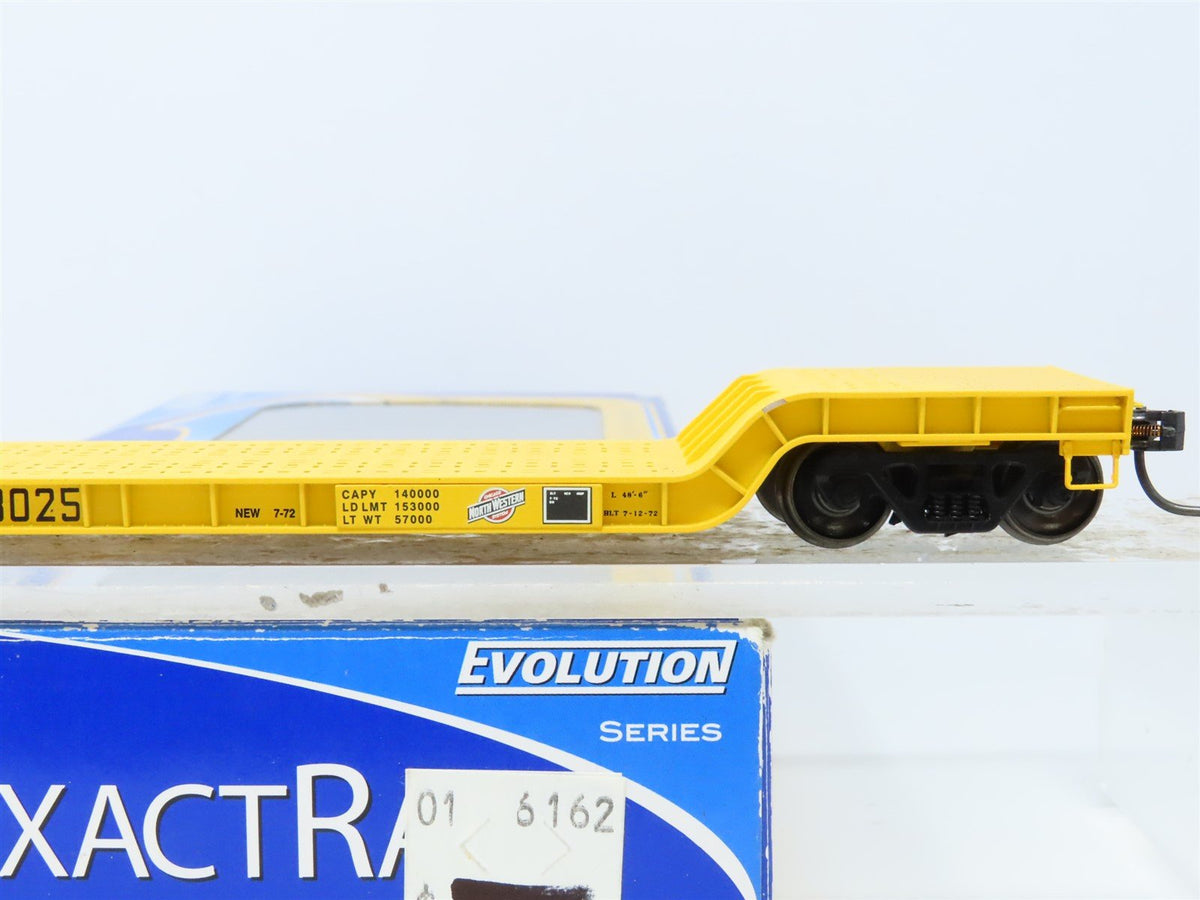 HO ExactRail Evolution EE-1756-2 CNW Chicago &amp; North Western Flat Car #48025
