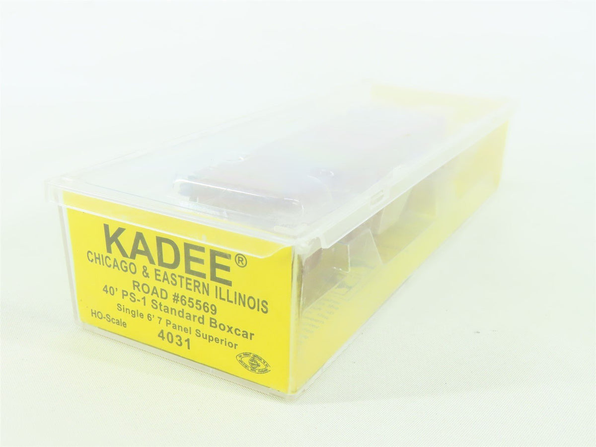 HO Scale Kadee 4031 C&amp;EI Chicago &amp; Eastern Illinois 40&#39; Steel Box Car #65569