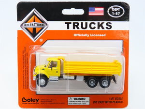 HO Boley Dept. 1-87 #4505-88 International Dump Truck - Yellow