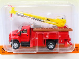 HO Scale Boley Dept. 1-87 Men At Work #3023-11 Red Drill Utility Service Truck