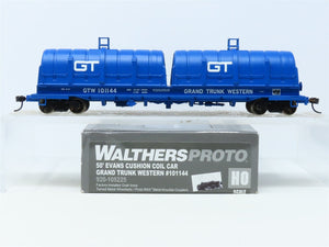 HO Scale Walthers Proto 920-105225 GTW Grand Trunk Western 50' Coil Car #101144