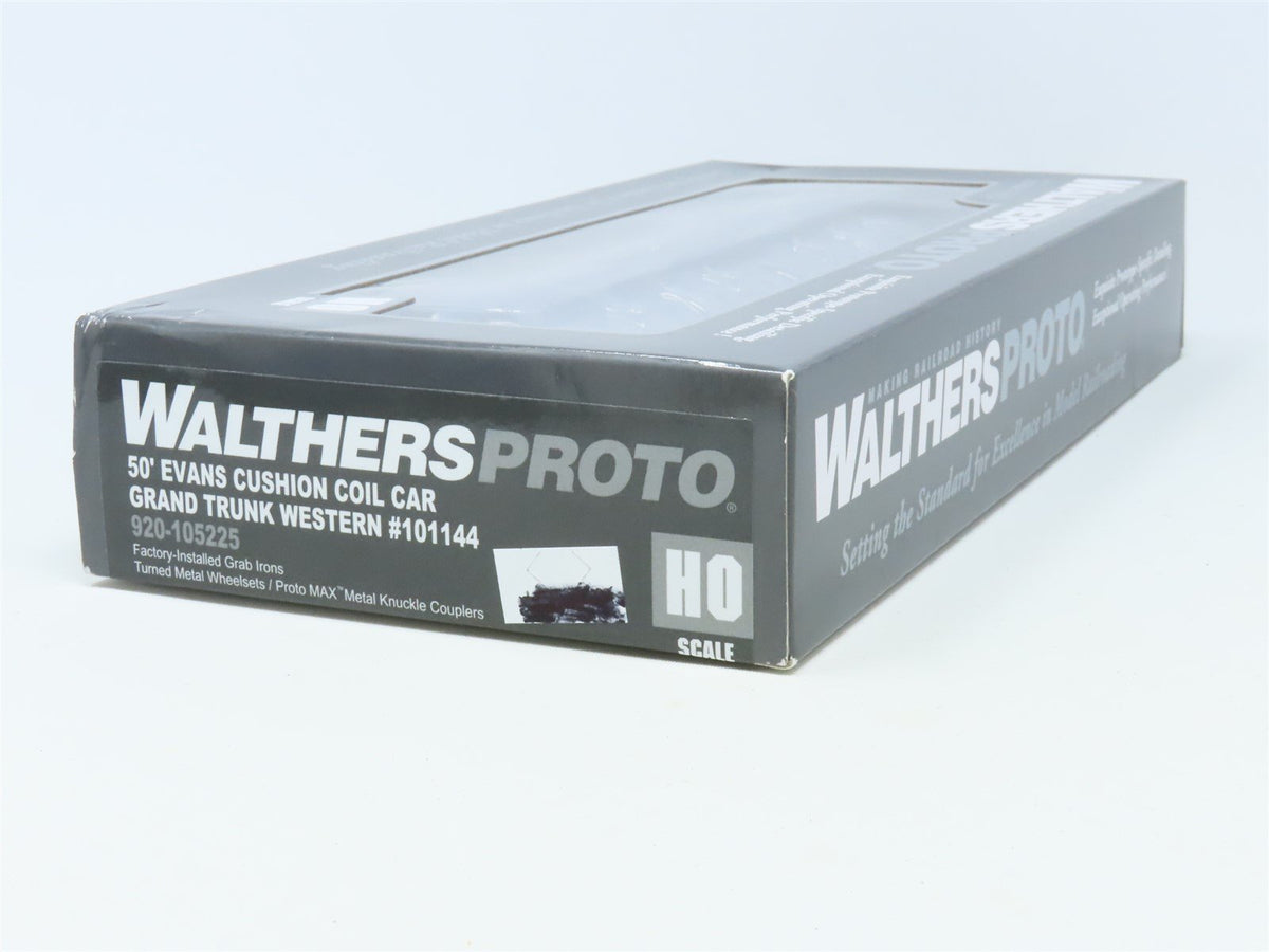 HO Scale Walthers Proto 920-105225 GTW Grand Trunk Western 50&#39; Coil Car #101144