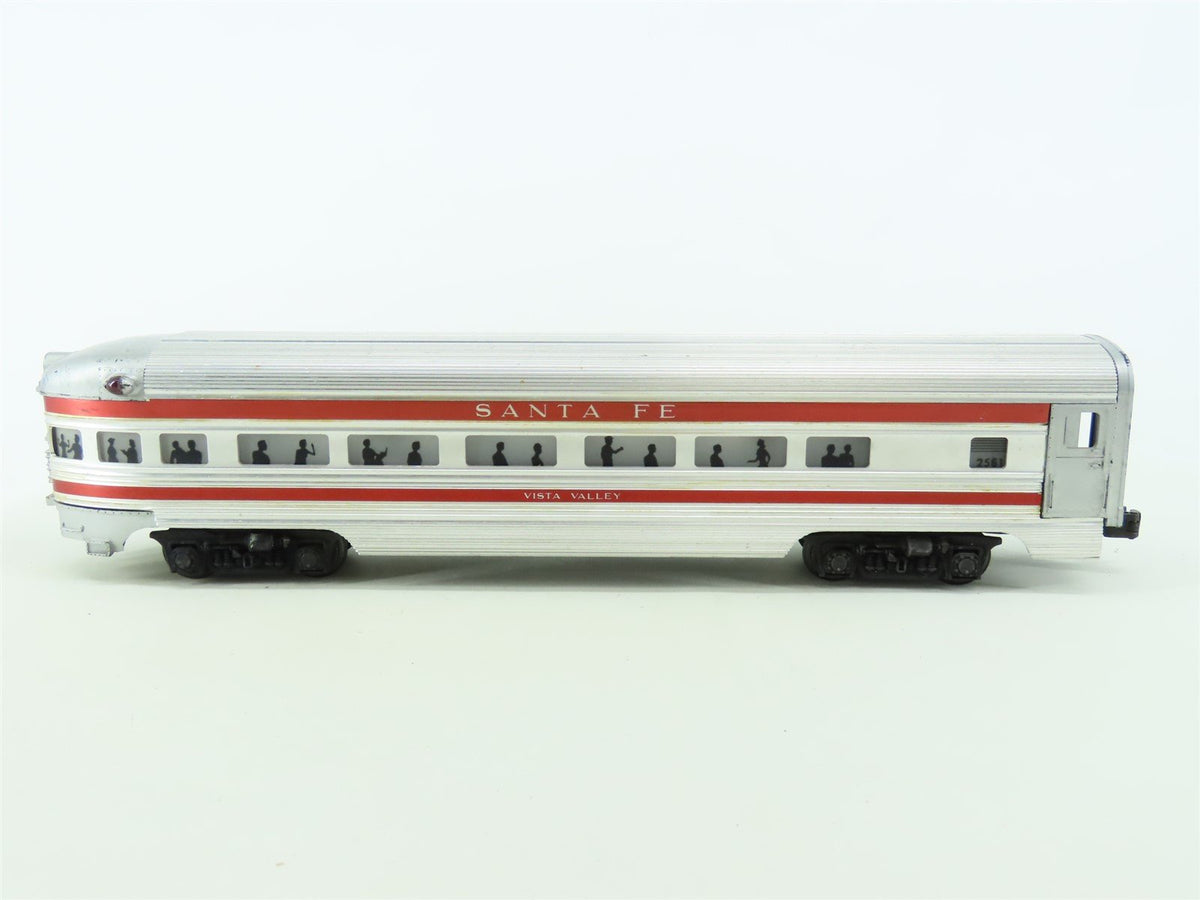 O Gauge 3-Rail Lionel ATSF Santa Fe Observation Passenger #2561 &quot;Vista Valley&quot;