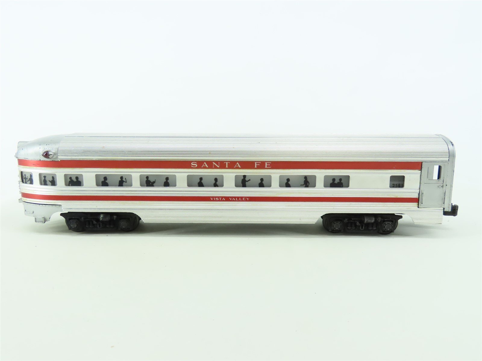 O Gauge 3-Rail Lionel ATSF Santa Fe Observation Passenger #2561 "Vista Valley"