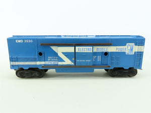 O 3-Rail Lionel EMD Electro Mobile Power Box Car #3530 w/ Blue Fuel Tank