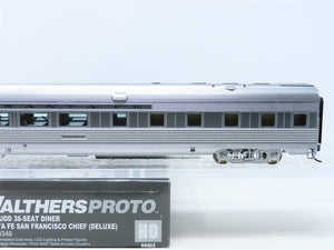 HO Scale Walthers Proto 920-9346 ATSF Santa Fe 83' Budd 36-Seat Diner Passenger